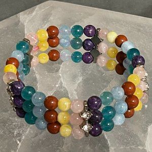 Mixed Chalcedony Bracelet